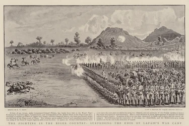 Die Kämpfe im Niger-Gebiet, Überraschung des Kriegslagers des Emirs von Lapaie